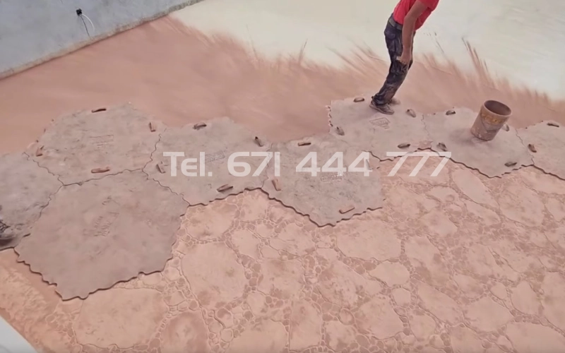 Paso 4 Estampado de la Superficie